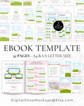 Editable Ebook Template, Small Business Canva Ebook Template
